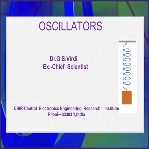 Comprehensive Principles, Design Techniques, and Applications of Electronic O...