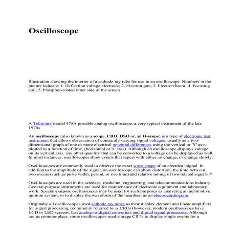 Oscilloscope