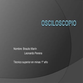 Osciloscopio