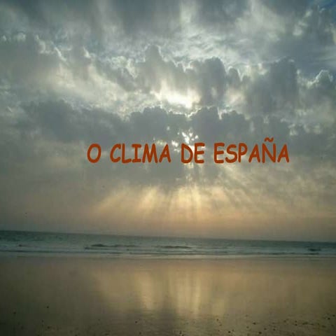 Tempo e clima en España