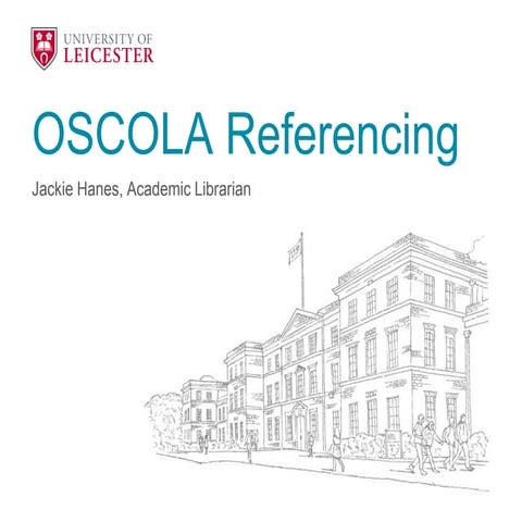 Introduction to OSCOLA