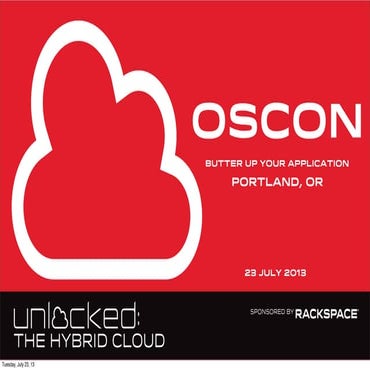 Unlocked Workshop OSCON 2013 - Part I