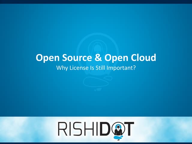 License Open Cloud The Architecture of the "SaaS Loophole" and the AGPL Solution