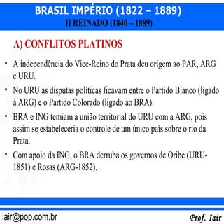 Conflitos militares na América do S...