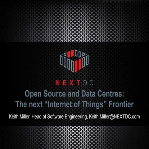 oBIX Presentation to the Open Source Developers Conference - Gold Coast, Aust...