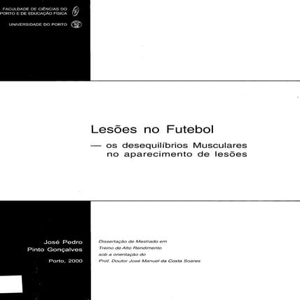 Os desequilíbrios musculares no aparecimento de lesões