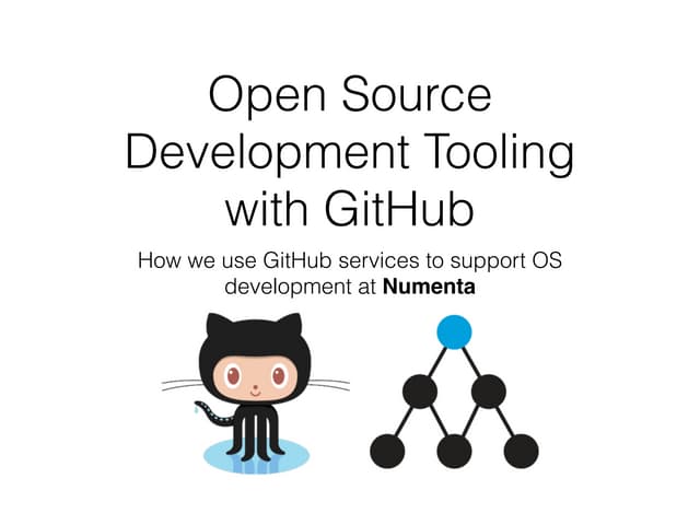 Open Source Development Tooling with GitHub