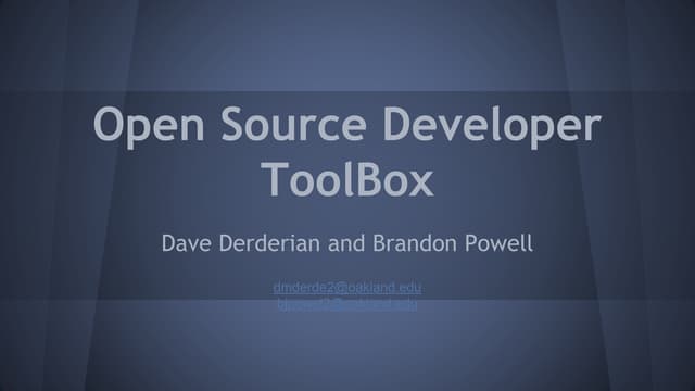 Os dev tool box