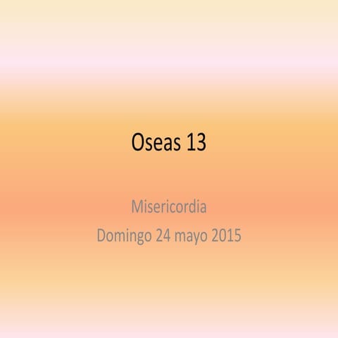 Oseas 13