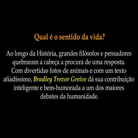 O sentido da vida | PPS
