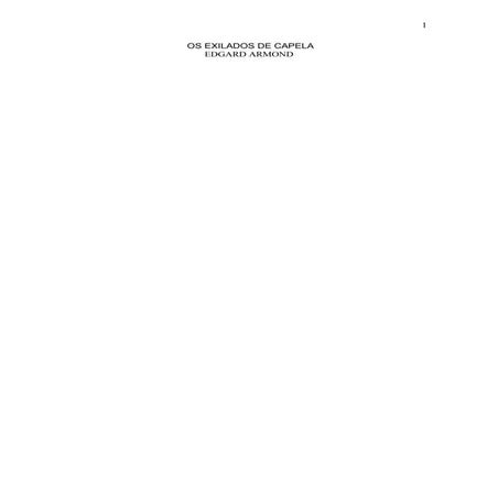 Os Exilados De Capela/coloniasespirituais