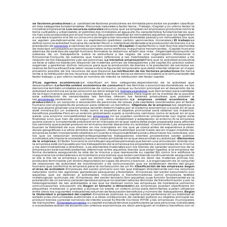 Os factores productivos