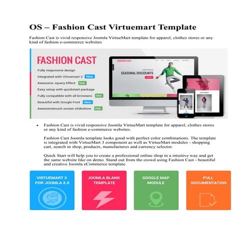 Os-fashion cast virtuemart template