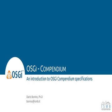 OSGi compendium