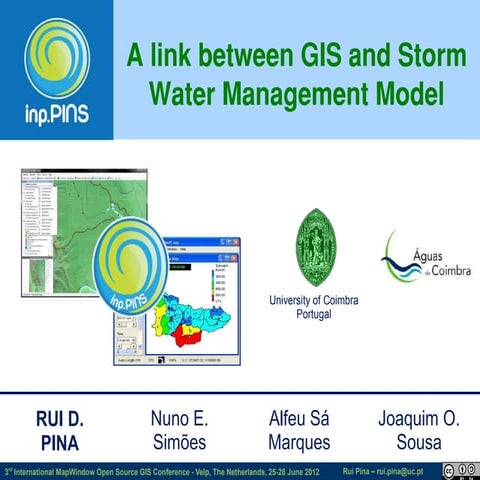 inp.PINS -  a link between GIS and Storm Water Management Model