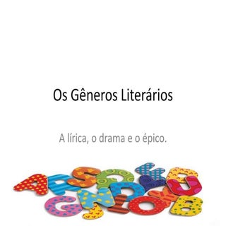 Os gêneros literários