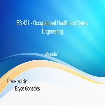 Comprehensive Occupational Safety and Health (OSH) Training Module | PPTX
