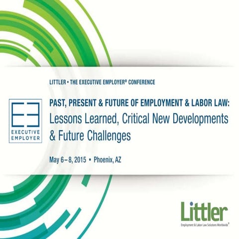 The workplace safety report - OSHA for 2015 - Littler Mendelson Executive Emp...