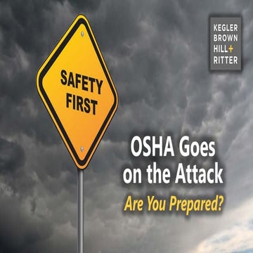 OSHA Goes On the Attack as the Obama Administration Winds Down: Are You Prepa...