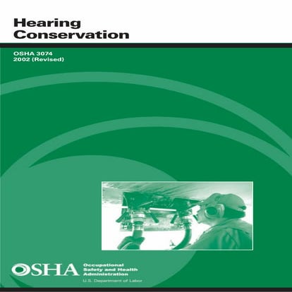 Osha hearing conservation
