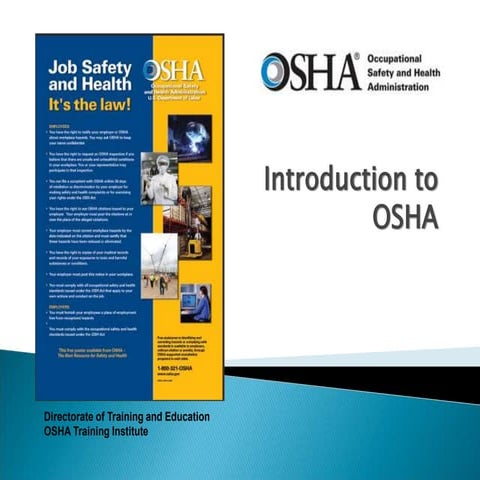 OSHA Introduction Presentation