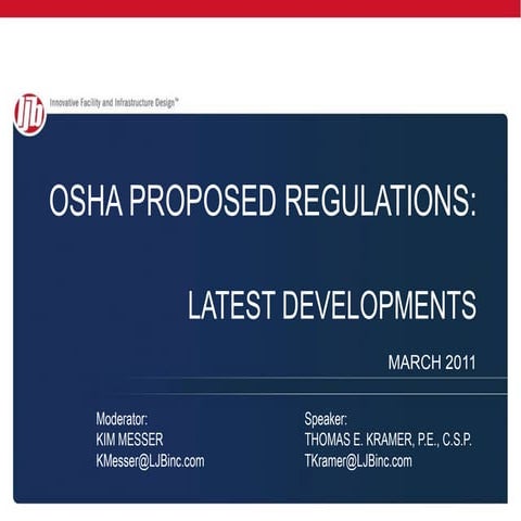 OSHA Proposed Fall Protection Regulations: Latest Developments