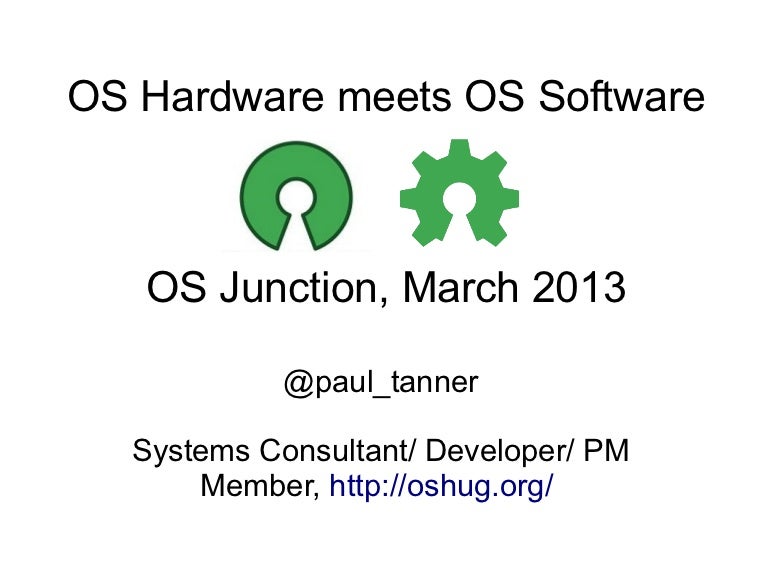 Os hardware meets os software