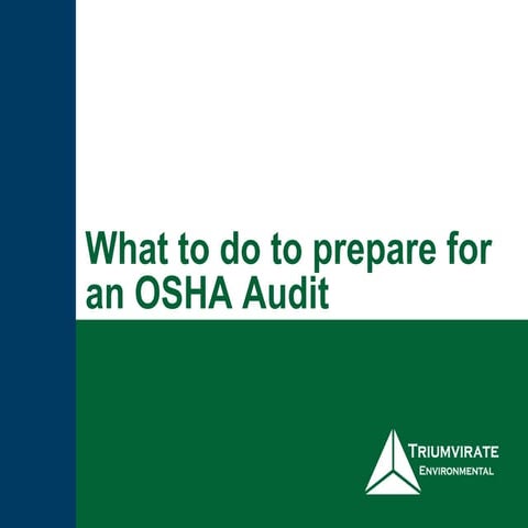 What To Do When OSHA Comes Knocking: Webinar