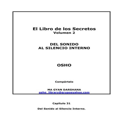 Osho   el libro de los secretos vol 02