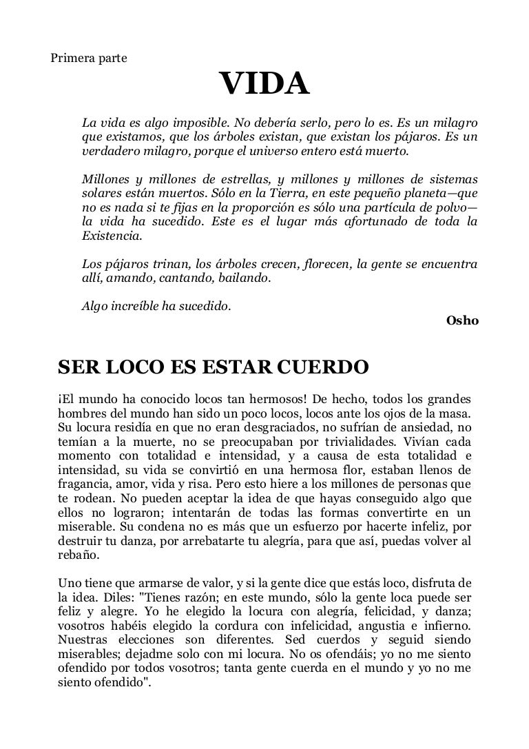 Osho Y La Vida osho y la vida