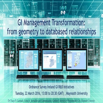 GI Management Transformation: from geometry to databased relationships