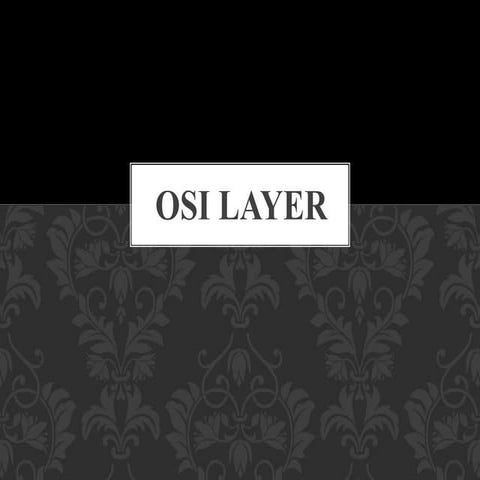 Osi layer