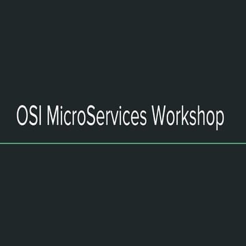 All About Microservices and OpenSource Microservice Frameworks