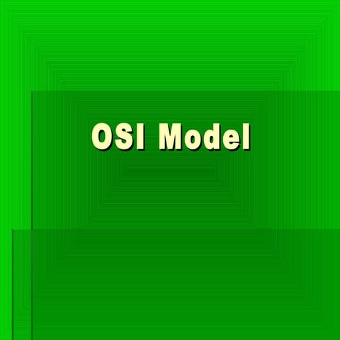 OSI model