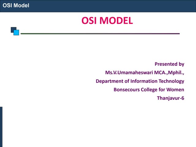 Osi model