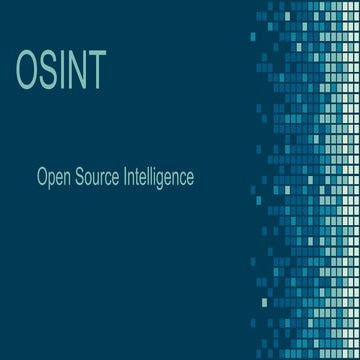 Osint - null chennai meetup