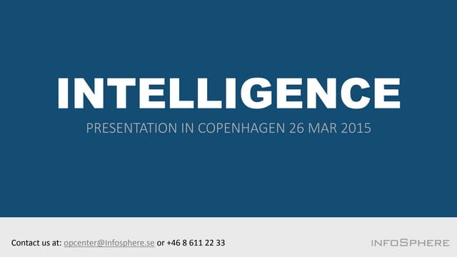 Osint overview  26 mar 2015