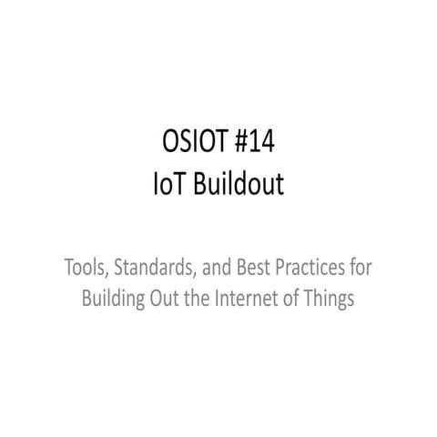Osiot14 buildout