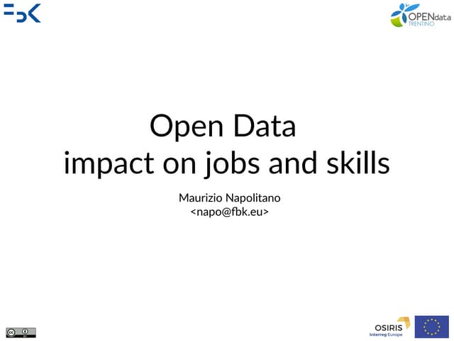 Osiris - Opendata impact in jobs&skills
