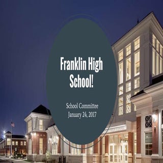 Franklin High School - update 1/24/...