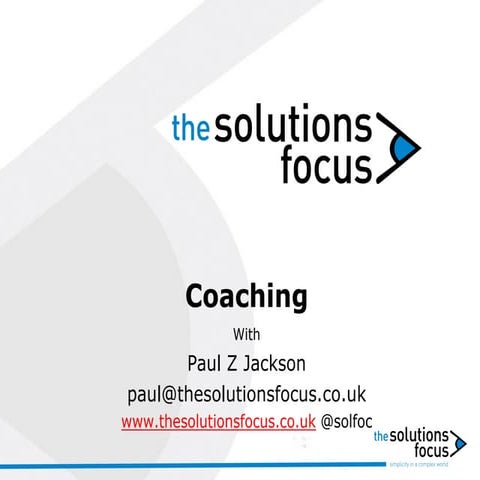 OSKAR Coaching Model