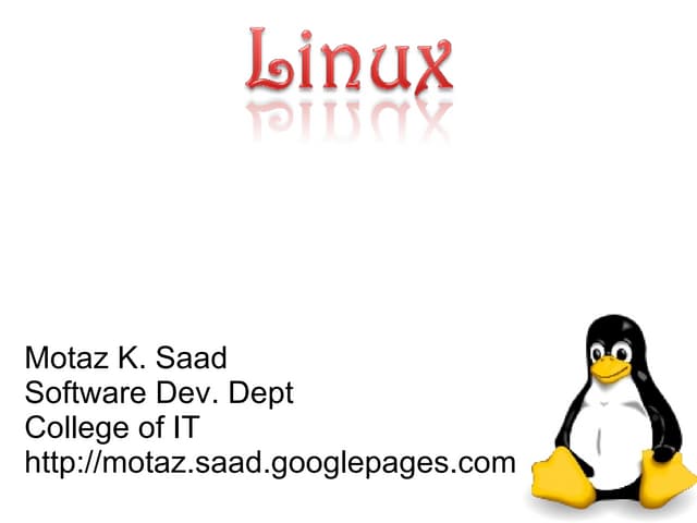 OS Lab: Introduction to Linux