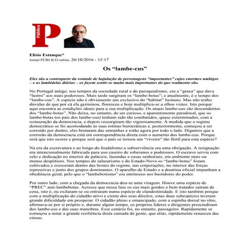 Os 'lambe cus', público_27.10.2016