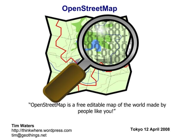 Tokyo April 2008 Openstreetmap
