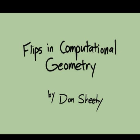 Flips in Computational Geometry | PPT