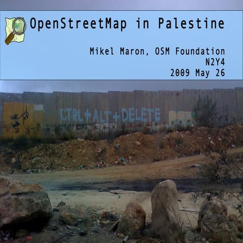 OpenStreetMap in Palestine