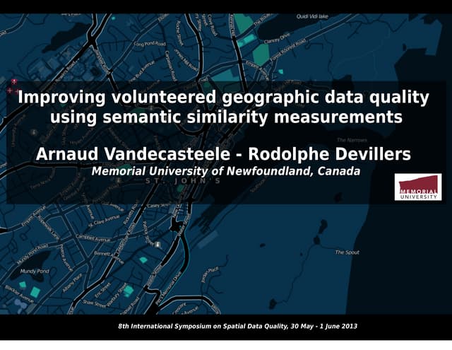 Improving volunteered geographic data quality using semantic similarity measu...