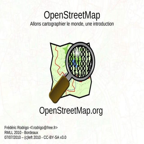 OpenStreetMap, une introduction