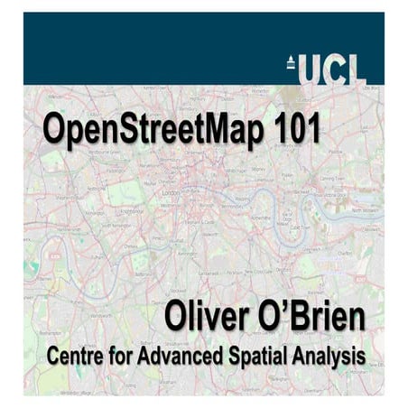 OpenStreetMap 101