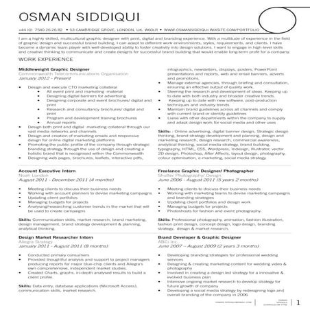 Osman Siddiqui portfolio 